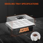 Spider Farmer 4er Pack Anzuchtschalen mit Kuppel 2
