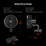 Spider Farmer 6 Zoll Growzelt Clip Ventilator 4