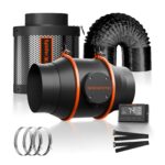 Spider Farmer 6 Zoll Inline Kanalventilator Kits 402CFM Kit CP
