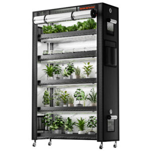 Spider Farmer 6 stufiger Pflanzenständer mit Wachstumslichtern 220 W