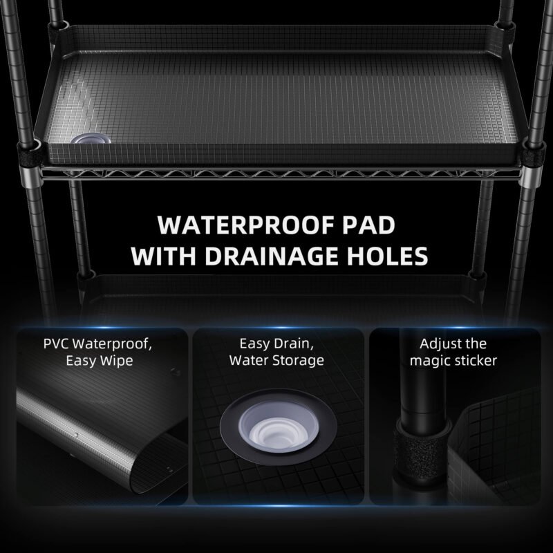 Spider Farmer 6 stufiger Pflanzenständer mit Wachstumslichtern 220 W 6