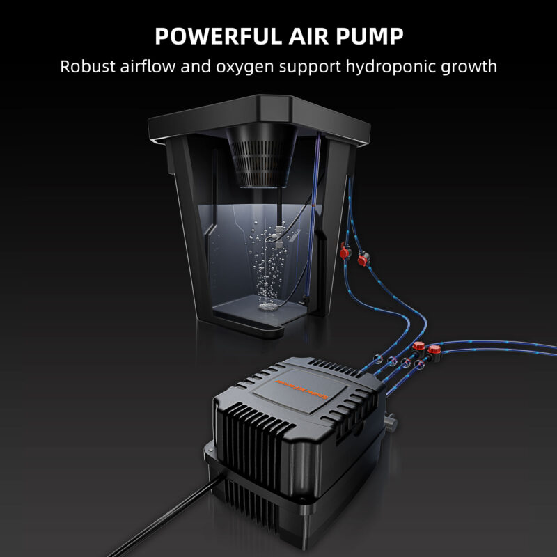 Spider Farmer DWC Hydroponics Grow System mit Top Drip Kit 4 Eimer 2