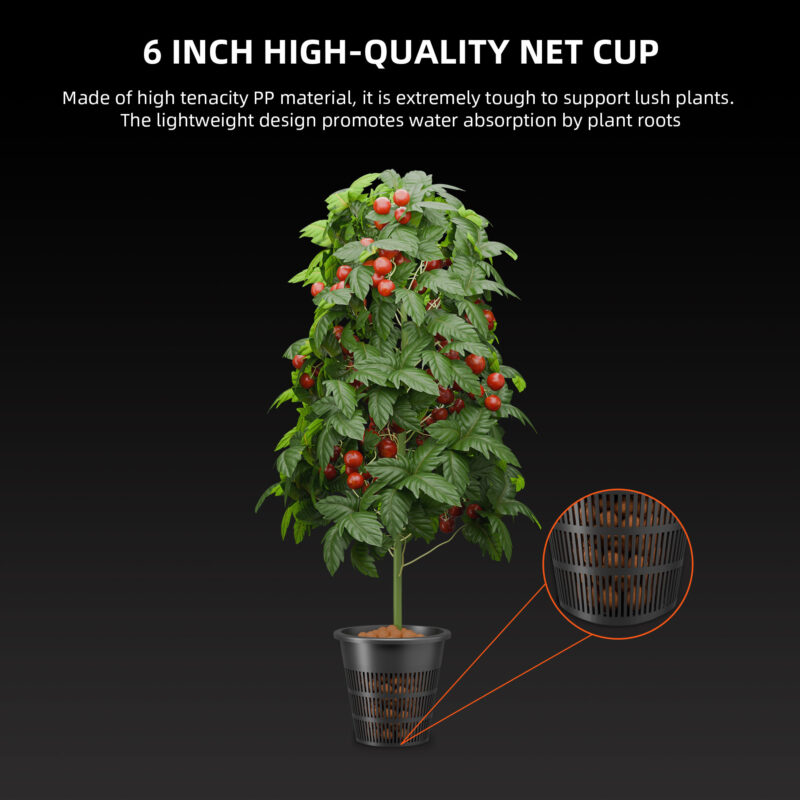 Spider Farmer DWC Hydroponics Grow System mit Top Drip Kit 4 Eimer 4