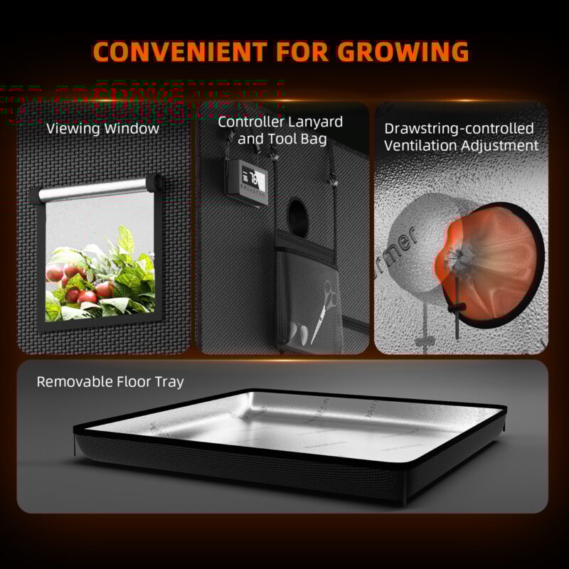 Spider Farmer Grow Box 120x240x200 cm 4