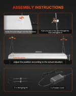 Spider Farmer SF600 74W LED Growlampe 3