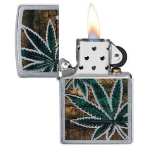 Zippo Benzinfeuerzeug 207 Cannabis Design 3