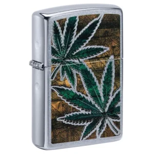Zippo Benzinfeuerzeug 207 Cannabis Design