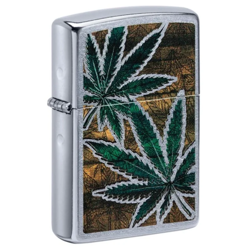 Zippo Benzinfeuerzeug 207 Cannabis Design