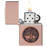 Zippo Benzinfeuerzeug 49190 Tree Of Life Emblem 3