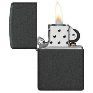Zippo Benzinfeuerzeug BLACK CRACKLE 3