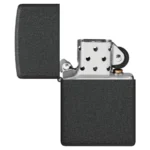 Zippo Benzinfeuerzeug BLACK CRACKLE 4