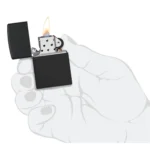 Zippo Benzinfeuerzeug BLACK MATTE 5