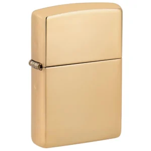 Zippo Benzinfeuerzeug BRASS HIGH POLISHED