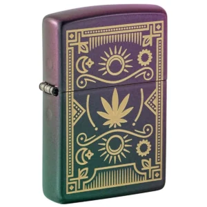 Zippo Benzinfeuerzeug Cannabis Design 2