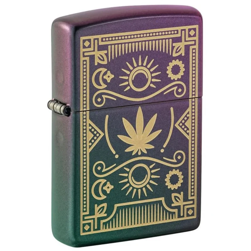 Zippo Benzinfeuerzeug Cannabis Design 2