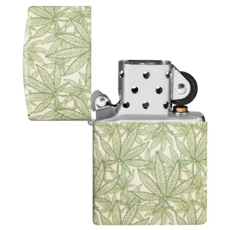 Zippo Benzinfeuerzeug Cannabis Design 4