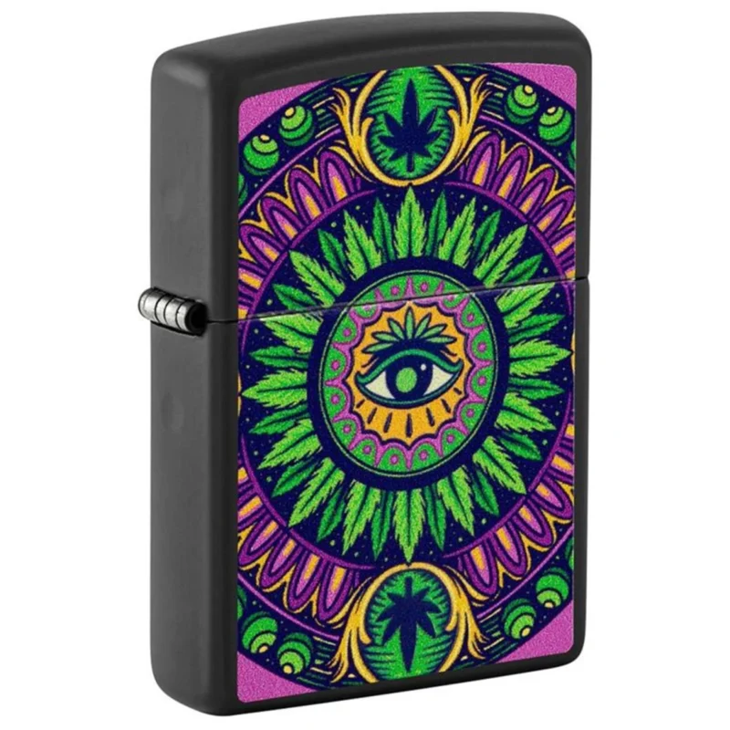 Zippo Benzinfeuerzeug Cannabis Pattern Design
