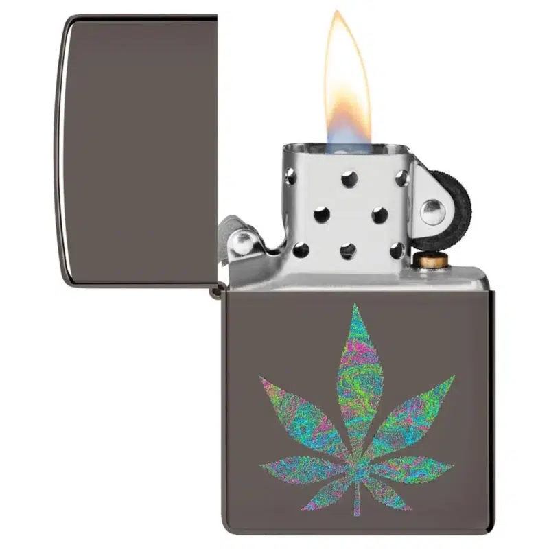 Zippo Benzinfeuerzeug Funky Cannabis Design 3