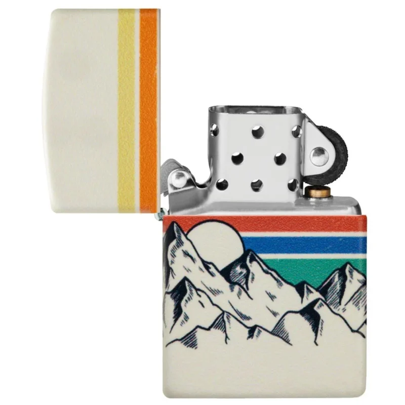 Zippo Benzinfeuerzeug Mountain Design 4