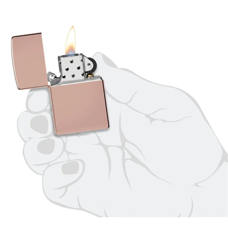 Zippo Benzinfeuerzeug Reg HP Rose Gold 5