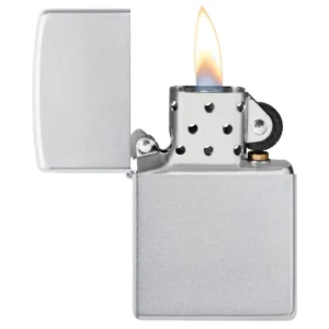 Zippo Benzinfeuerzeug SATIN CHROME 3