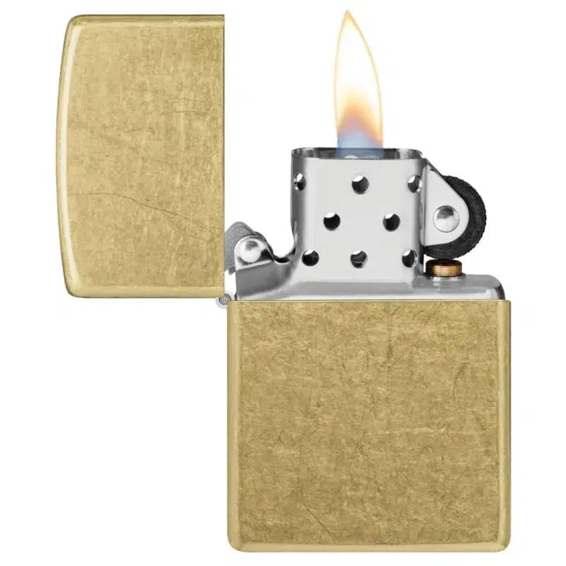 Zippo Benzinfeuerzeug Street Brass 3