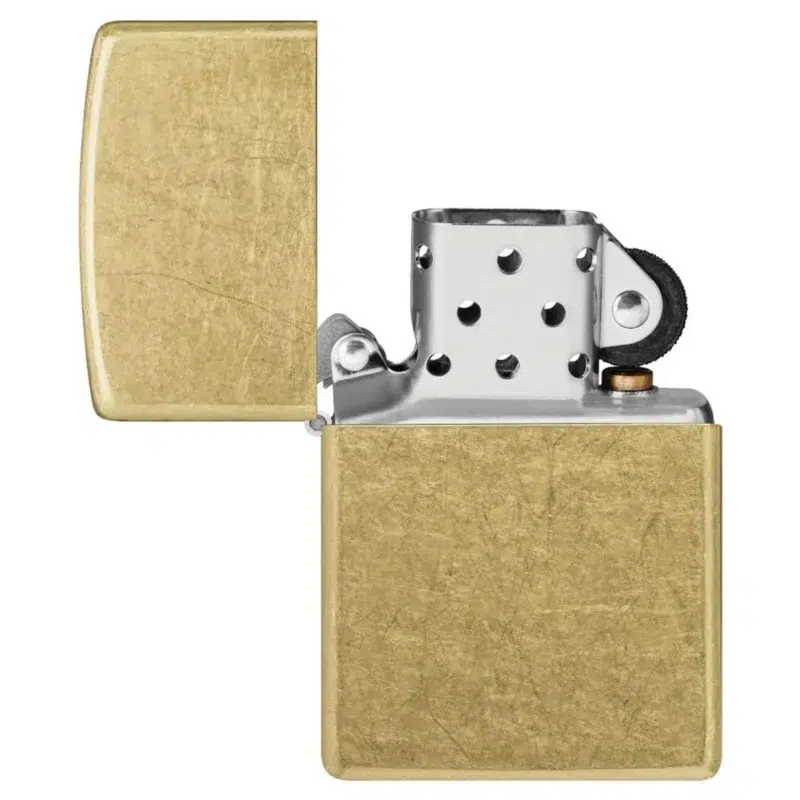 Zippo Benzinfeuerzeug Street Brass 4