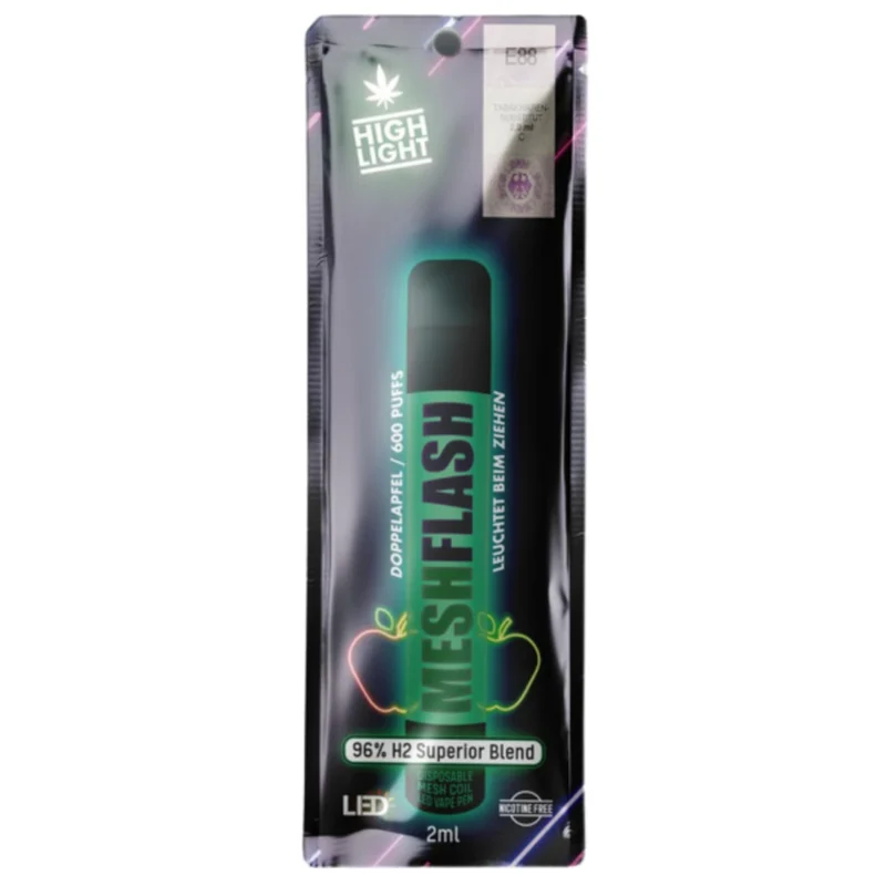 Meshflash H2 96% Einweg Vape 2ml Doppelapfel