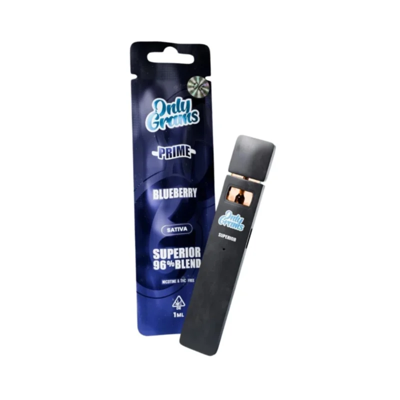 OnlyGrams Superior Blend 96% Einweg Vape Prime Blueberry