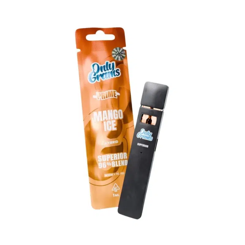 OnlyGrams Superior Blend 96% Einweg Vape Prime Mango Ice