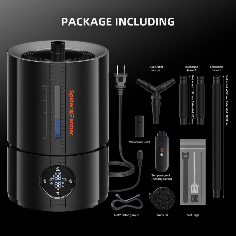 Spider Farmer Luftbefeuchter 5L Cool Mist 8