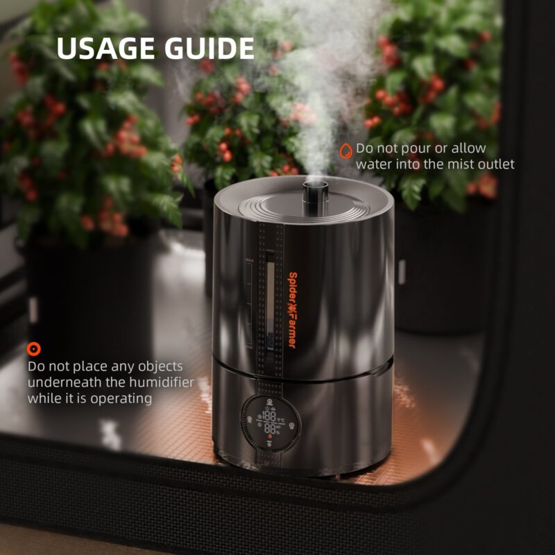 Spider Farmer Luftbefeuchter 5L Cool Mist 9