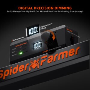 Spider Farmer SE-1500 150W LED Growlampe mit WLAN & Bluetooth