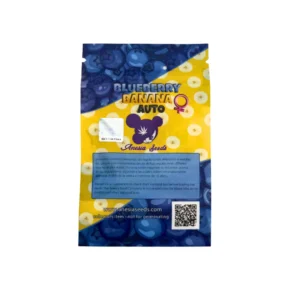 Anesia Seeds Blueberry Banana Auto Verpackung Rückseite
