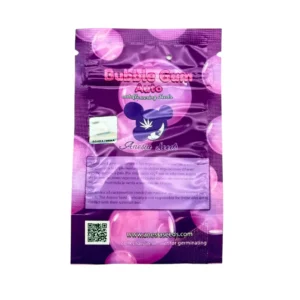 Anesia Seeds Bubble Gum Auto Verpackung Rückseite