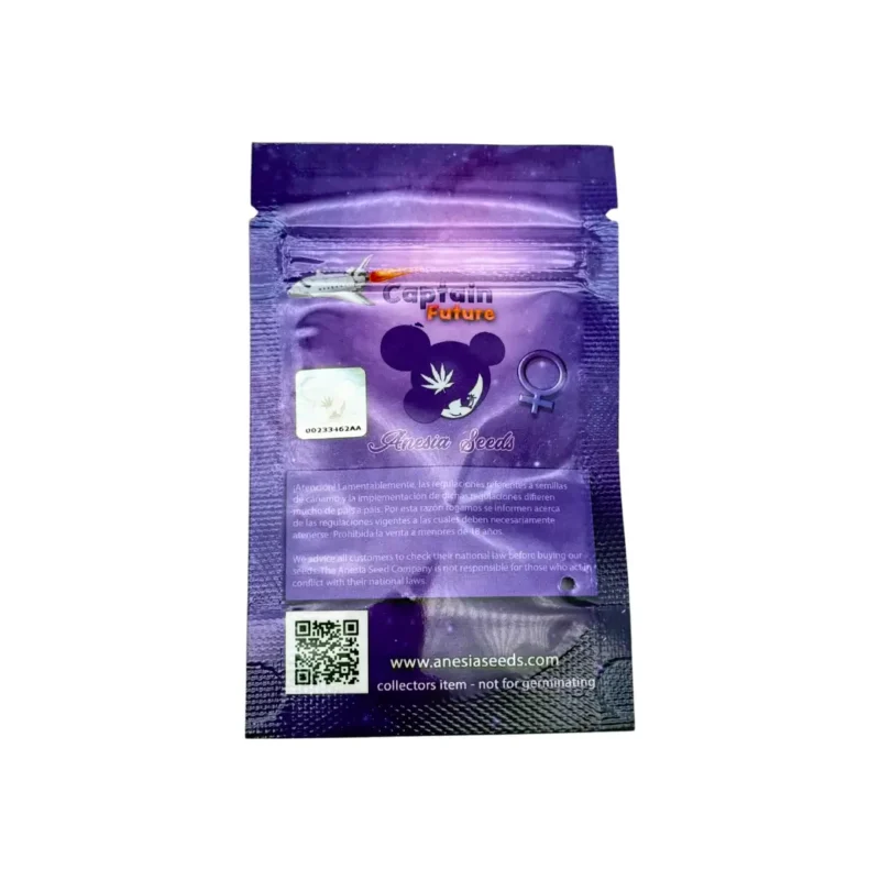 Anesia Seeds Captain Future Verpackung Rückseite