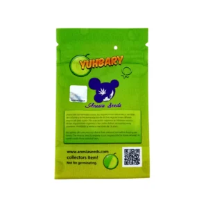 Anesia Seeds Yuhbary Verpackung Rückseite