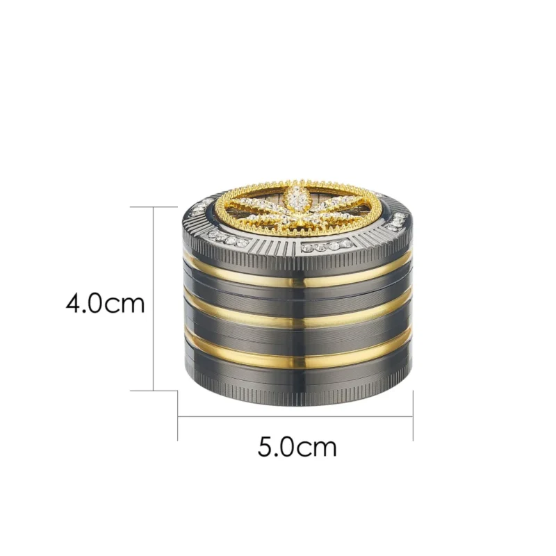 Champ High Grinder Bling Bling Leaf 4 teilig 2