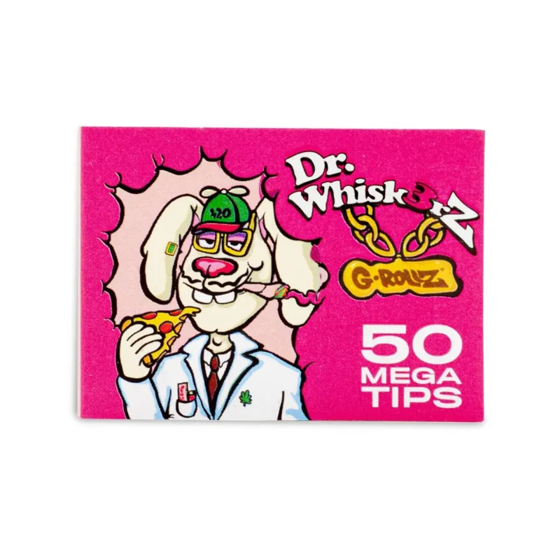 G Rollz Dr. Whiskerz Pink Mega Tips 4×5,5cm – 50 Tips Booklet 2