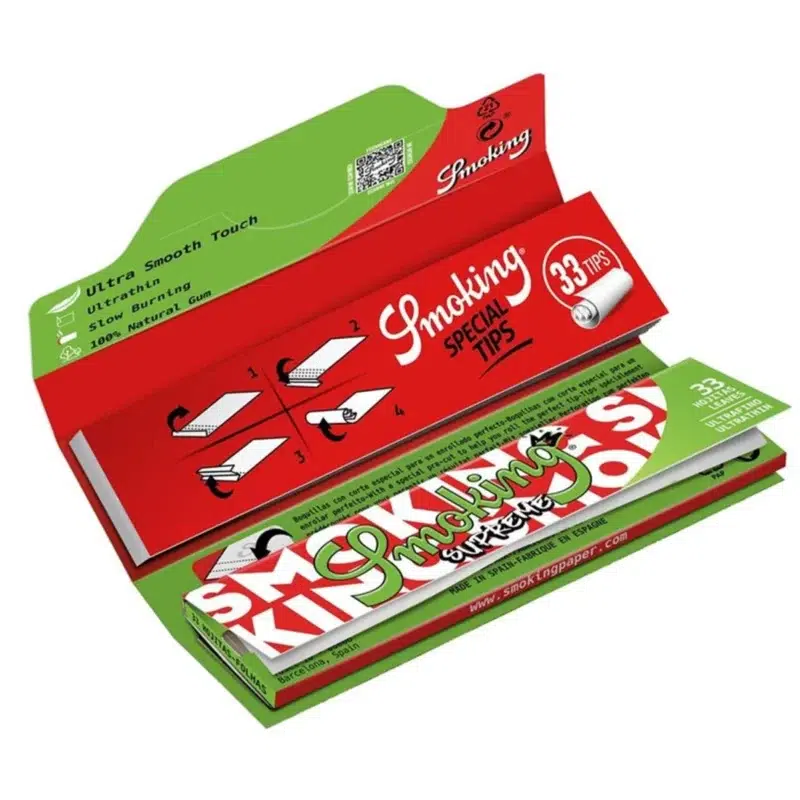 Smoking Supreme King Size Slim Papers + Tips 24 Hefte Box 2