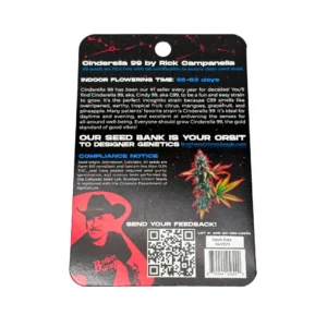 Brothers Grimm Seeds Cinderella 99 Verpackung hinten