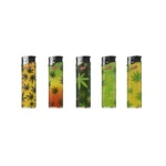 Feuerzeug Rasta Leaves mit zufälliger Motivauswahl