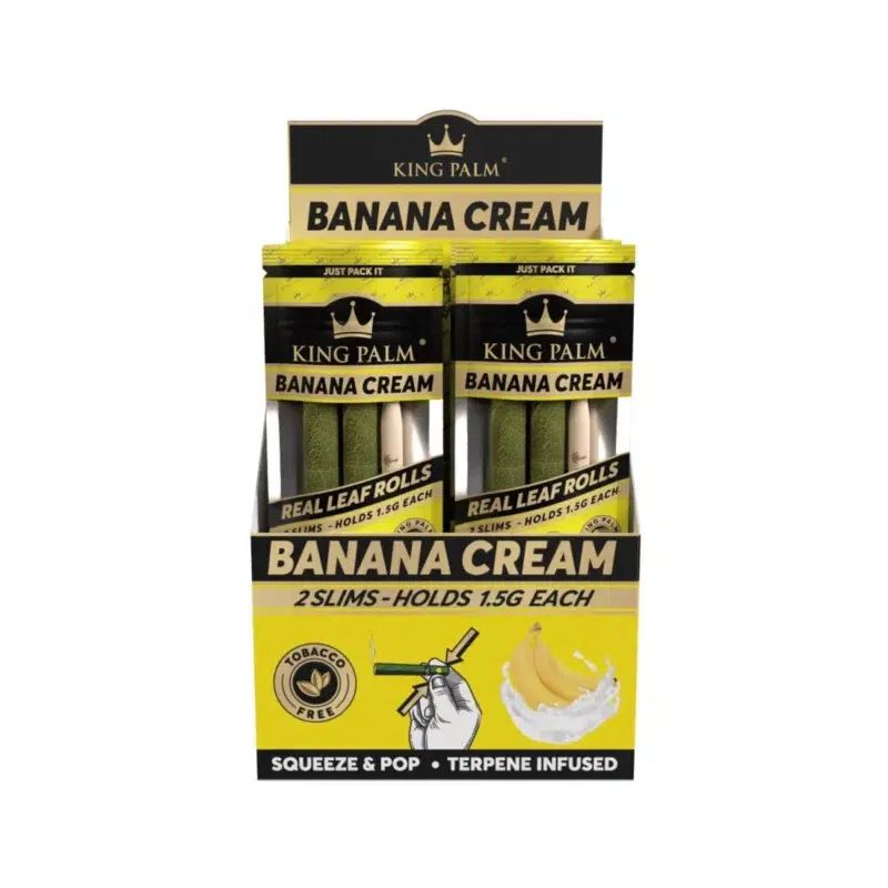 King Palm 2 Slim Rolls Banana Cream (1,5g) 5