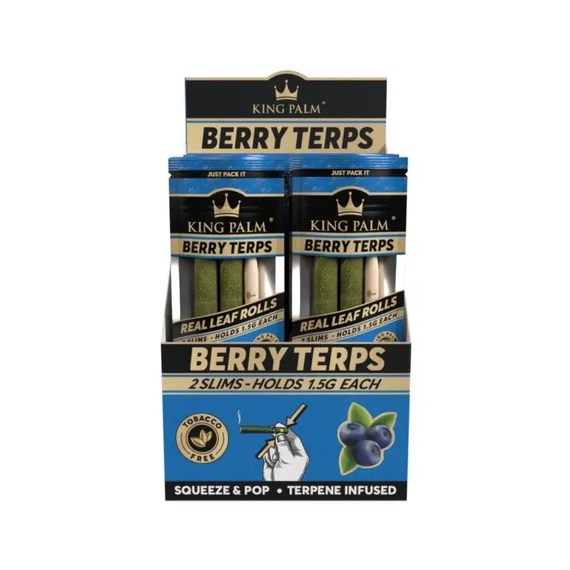 King Palm 2 Slim Rolls Berry Terps (1,5g) 5