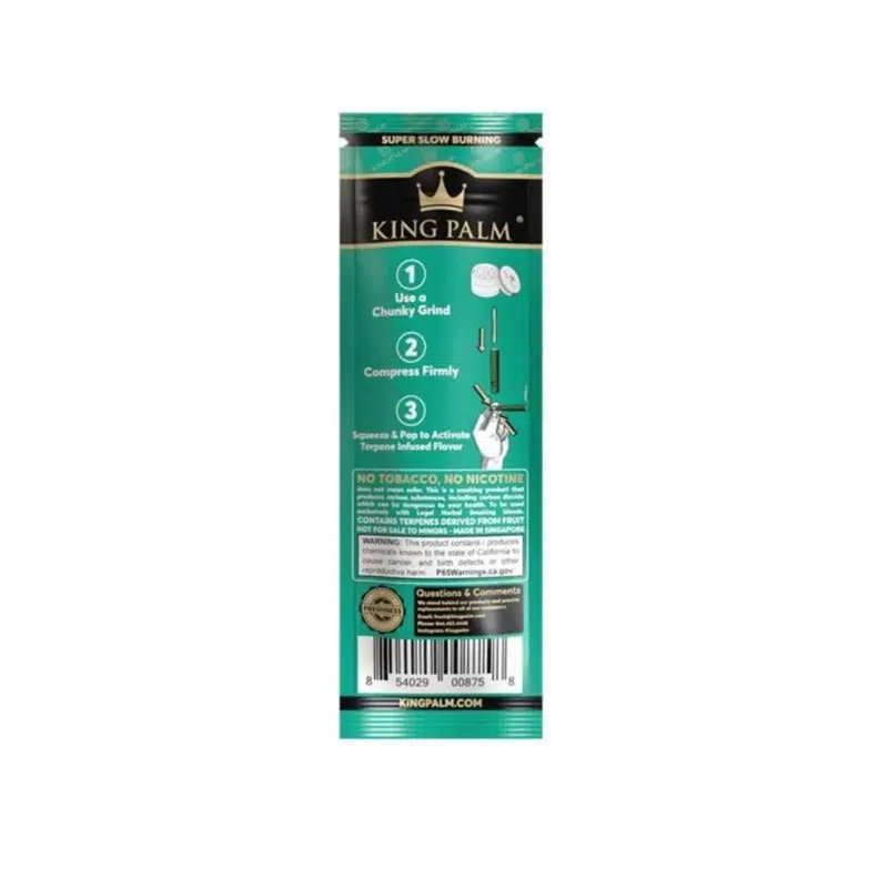 King Palm 2 Slim Rolls Magic Mint (1,5g) 2