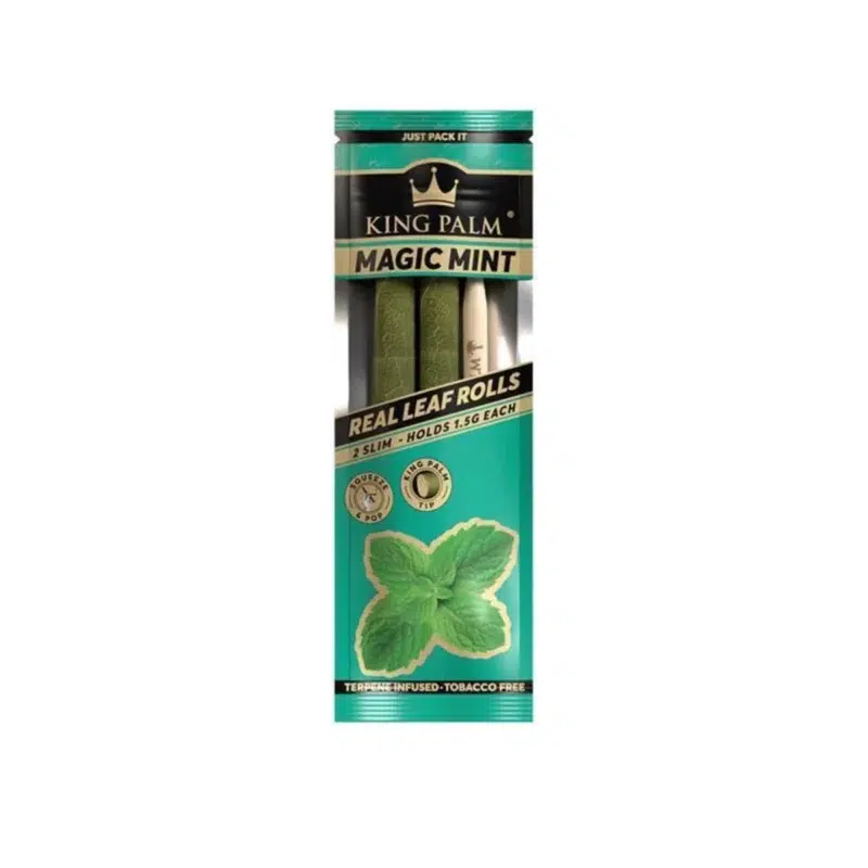 King Palm 2 Slim Rolls Magic Mint (1,5g) King Palm 2 Slim Rolls Magic Mint (1,5g)