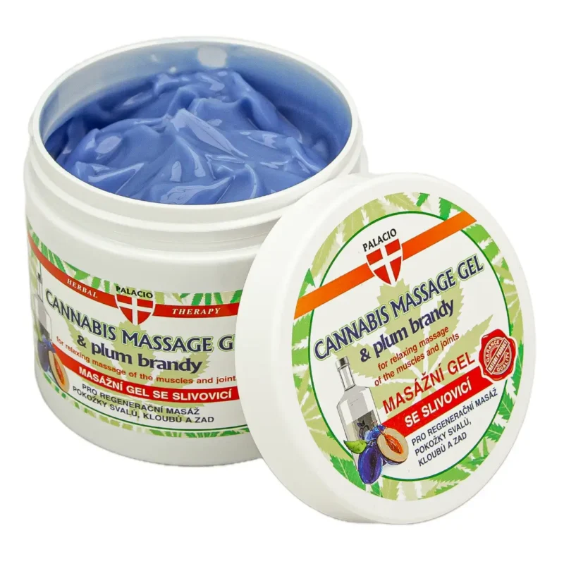 PALACIO Hanf Massagegel mit Pflaumen Brandy 600 ml 2 PALACIO Hanf Massagegel mit Pflaumen Brandy 600 ml 2