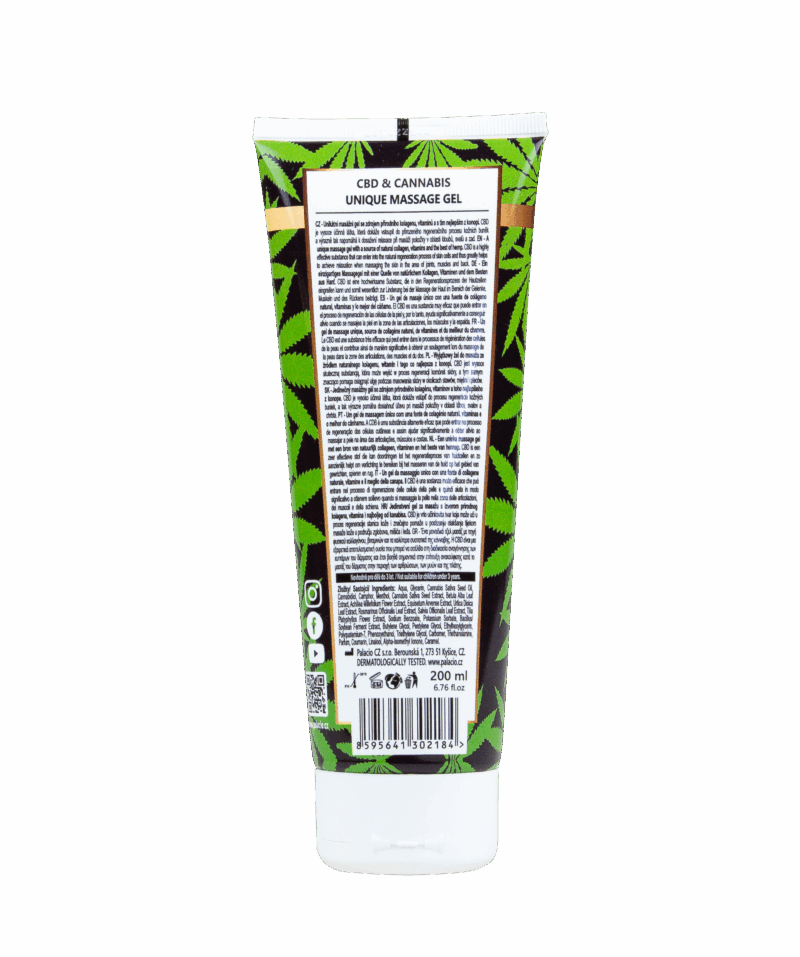 Palacio CBD Fortis Massage Gel 200ml 4