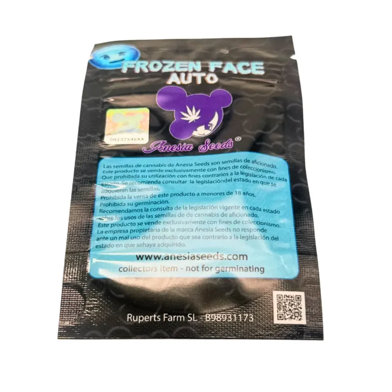 Anesia Seeds Frozen Face Auto Verpackung hinten