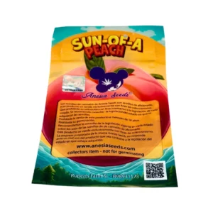 Anesia Seeds Sun of a Peach Verpackung hinten